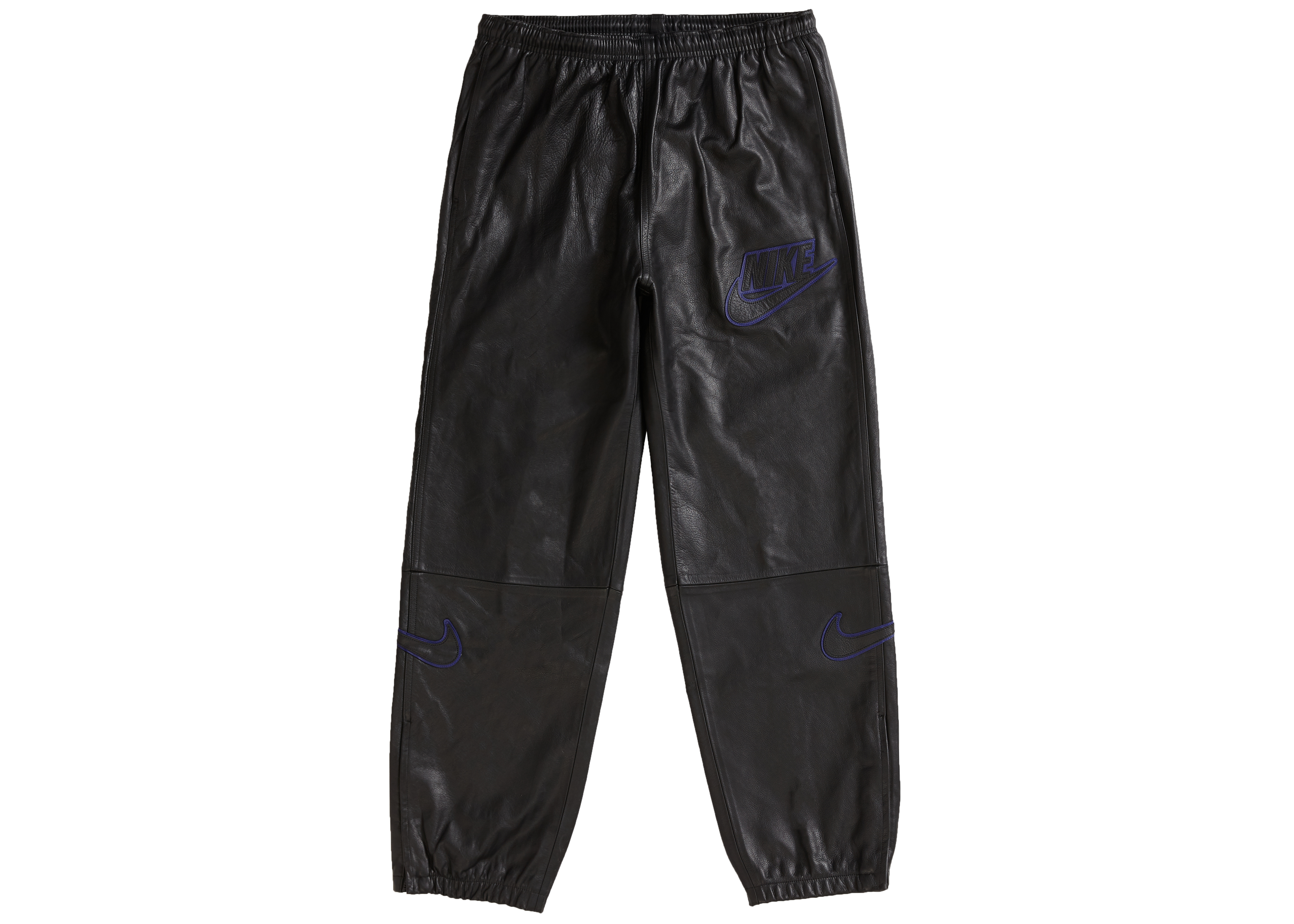 Supreme x Nike Leather Warm Up Pant Black Novelship