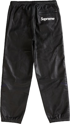 Supreme x Nike Leather Warm Up Pant Black Order Supreme x Nike Leather Warm Up Pant Black