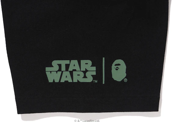 BAPE聯名星際大戰Baby Milo波巴·費特黑色T恤 Lookbook BAPE聯名星際大戰Baby Milo波巴·費特黑色T恤