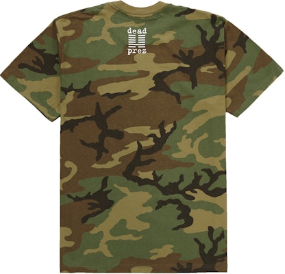 Supreme dead prez RBG Tee Woodland Camo Order Supreme dead prez RBG Tee Woodland Camo