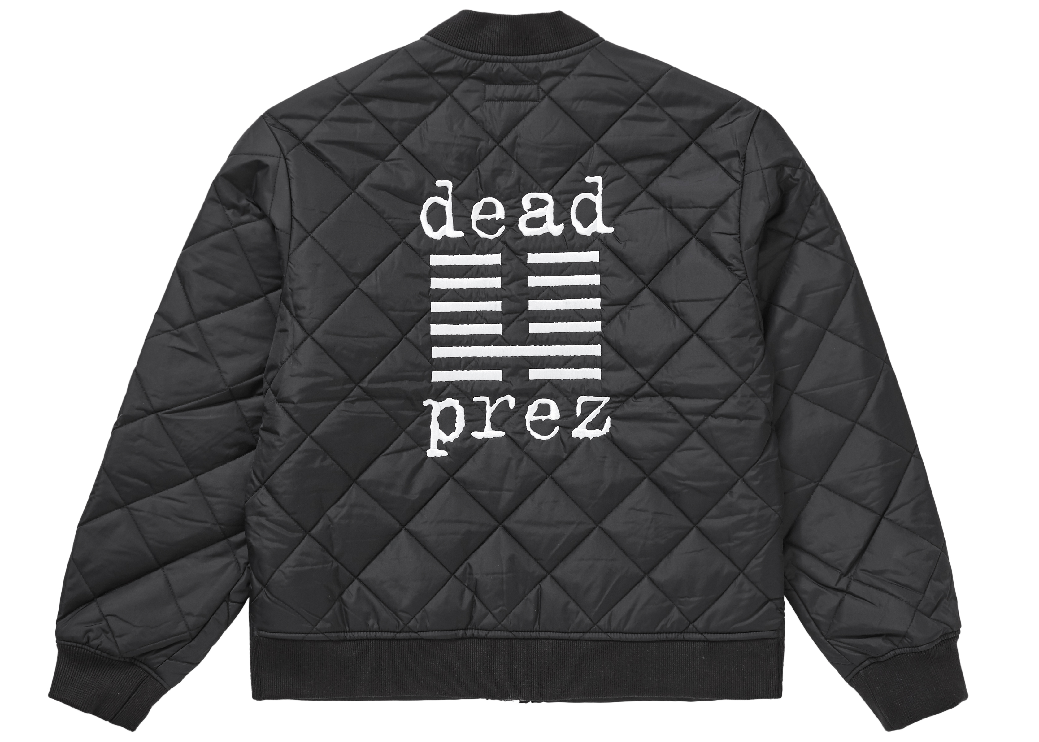 Supreme dead prez Quilted Work Jacket Black - Novelship