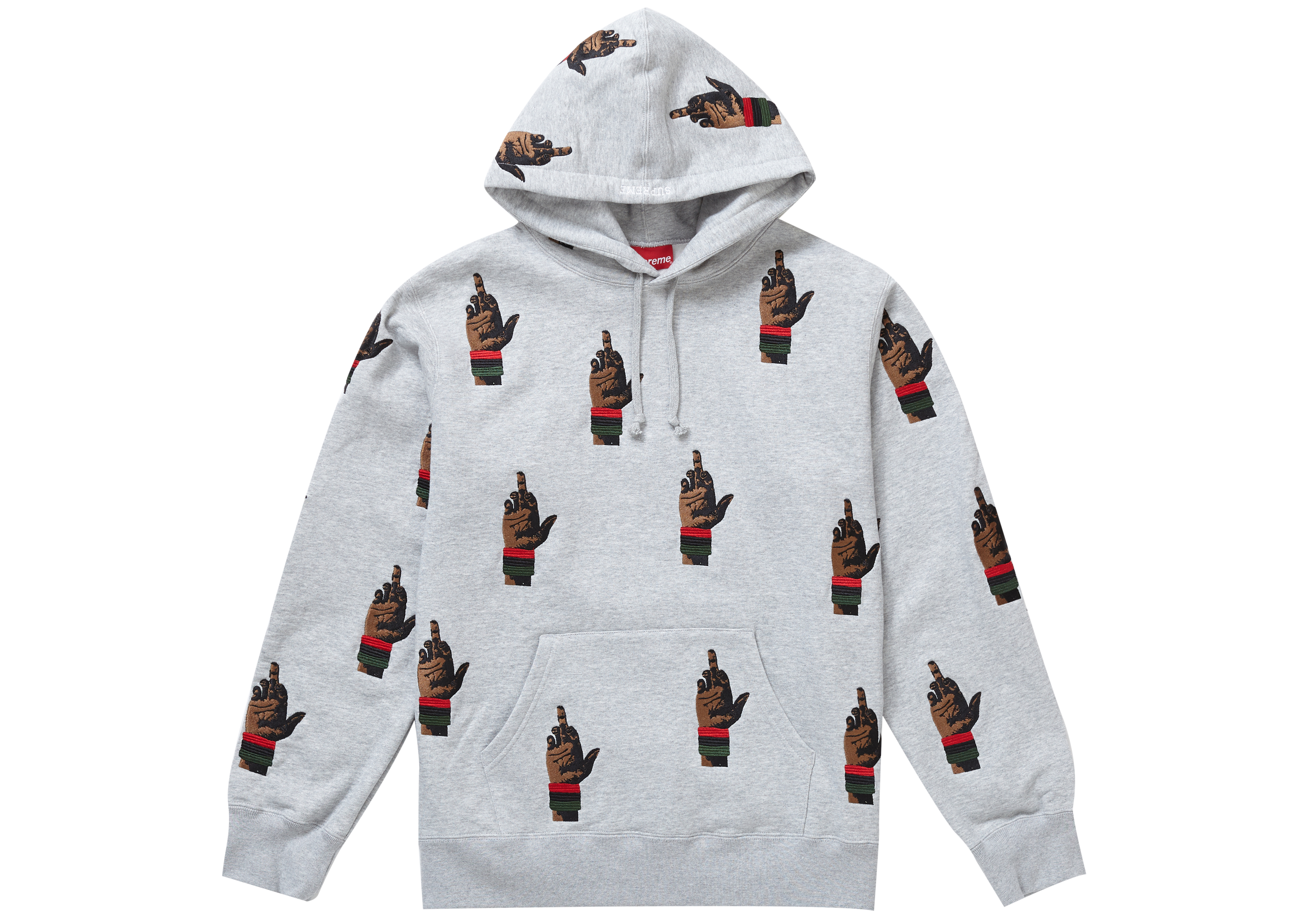 Buy Supreme×dead prez RBG刺繍フーディ (グレー)
