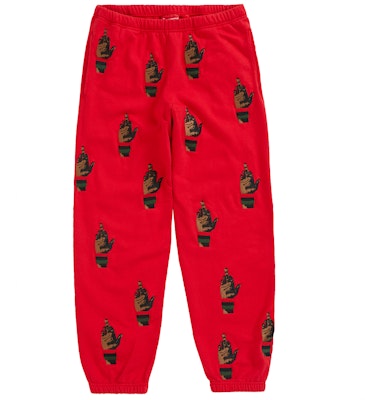 Supreme dead prez RBG 刺繡紅色運動褲 Buy Supreme dead prez RBG 刺繡紅色運動褲