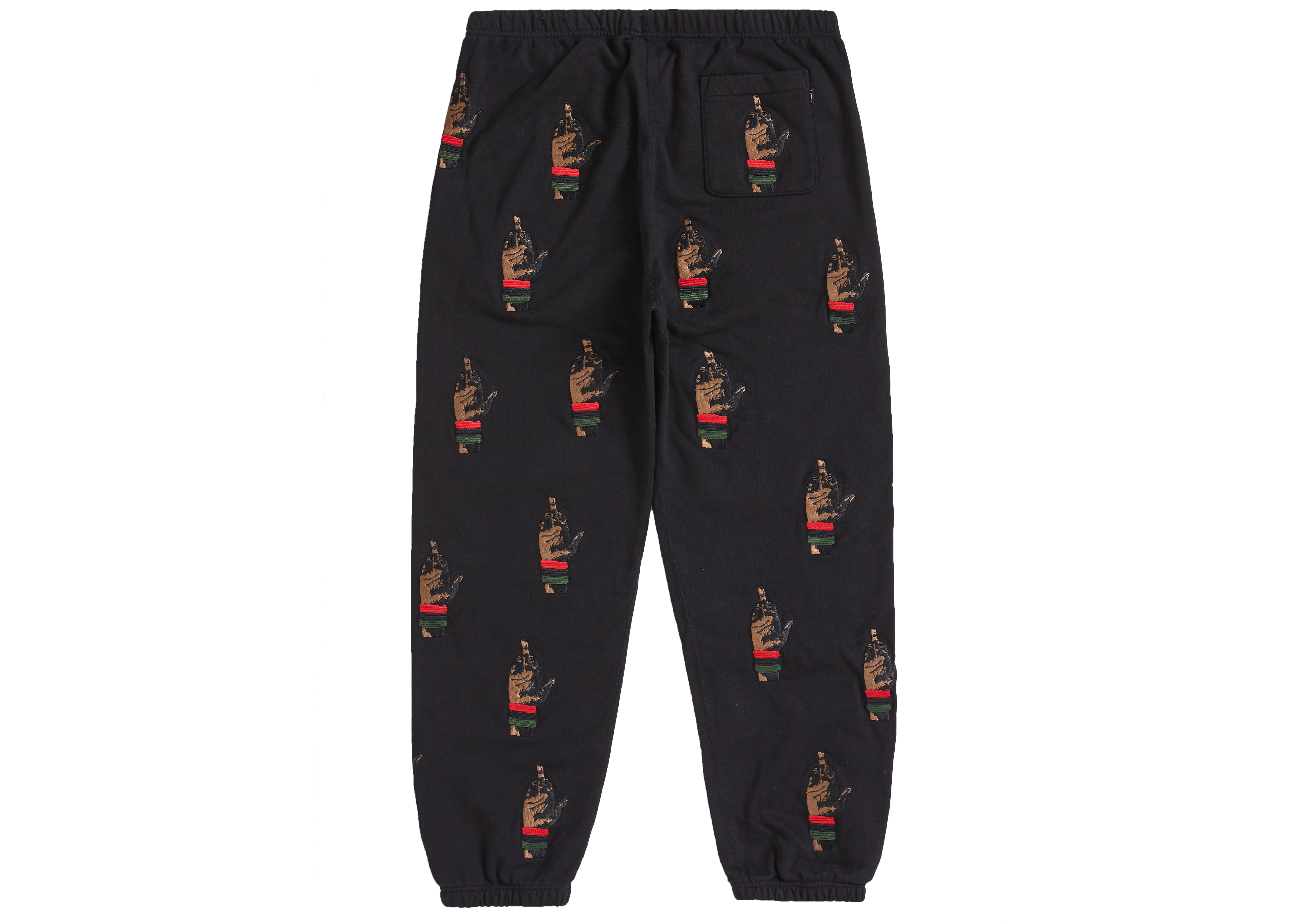 Supreme dead prez RBG Embroidered Sweatpant Black - Novelship