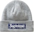 Buy Supreme New Era Box Logo Beanie (FW19) Heather Grey