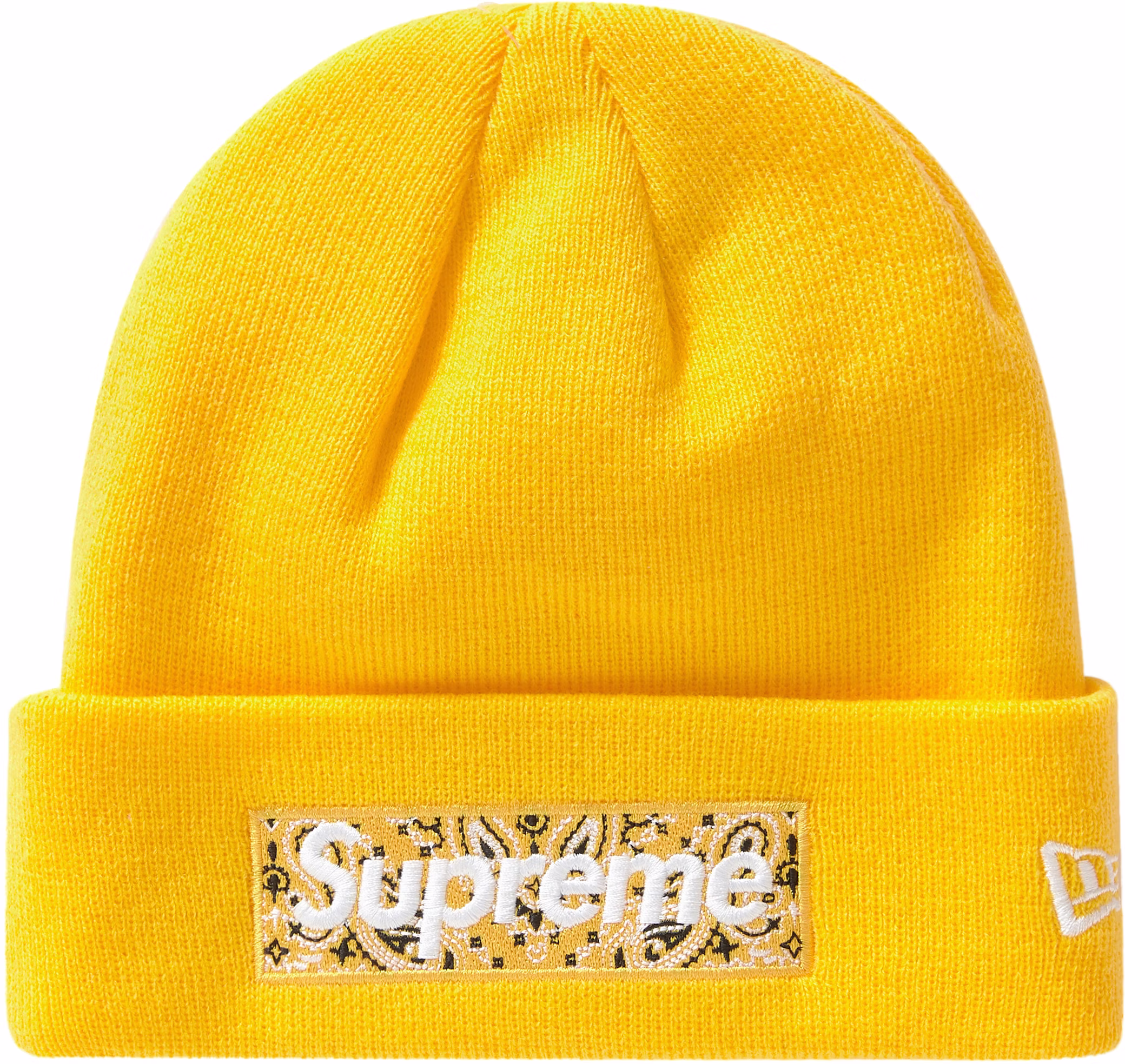 supreme-new-era-box-logo-beanie-f-w19-yellow