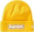 Buy Supreme 新時代標誌盒針織帽 (FW19) 黃色
