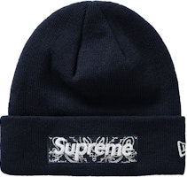 Supreme New Era Box Logo Beanie (FW19) Navy Supreme New Era Box Logo Beanie (FW19) Navy