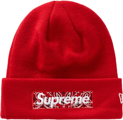 Supreme New Era Box Logo Beanie (FW19) Merah Buy Supreme New Era Box Logo Beanie (FW19) Merah