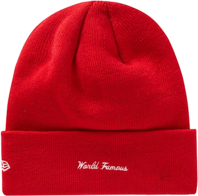 Supreme New Era Box Logo Beanie (FW19) Merah Order Supreme New Era Box Logo Beanie (FW19) Merah