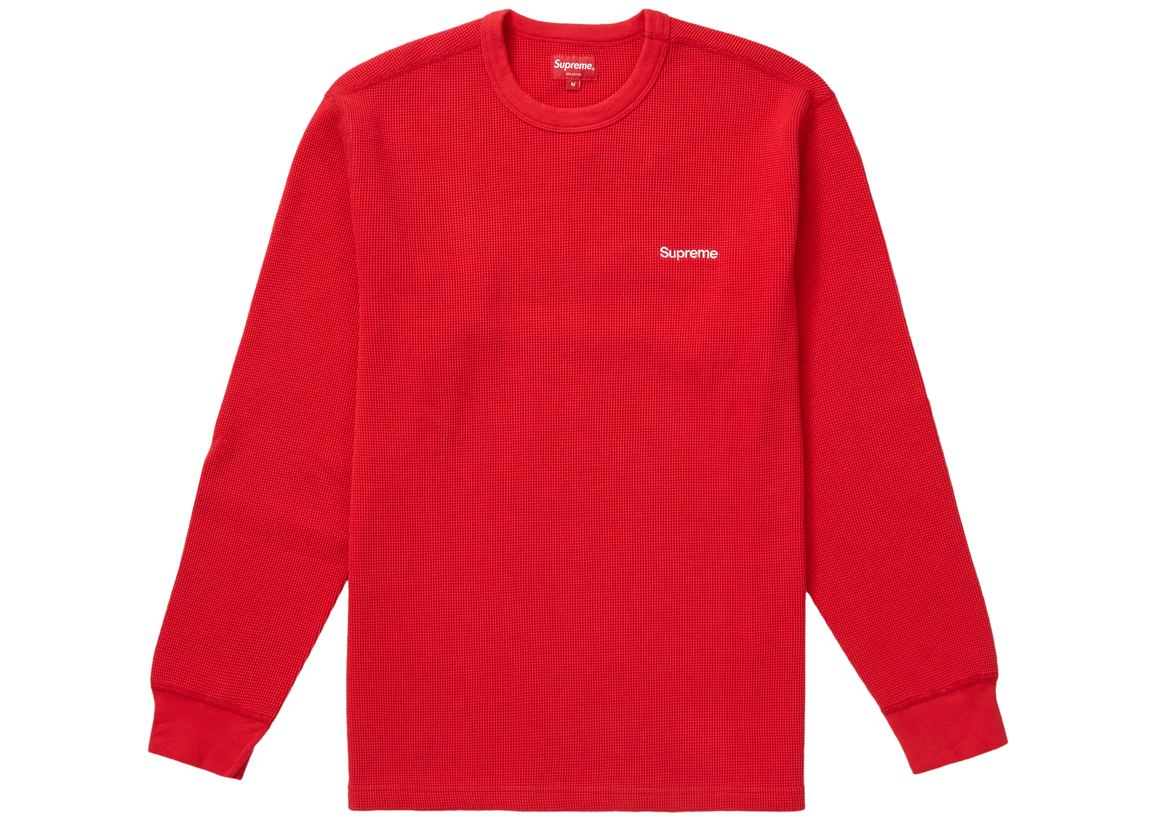 Supreme logo waffle thermal sale