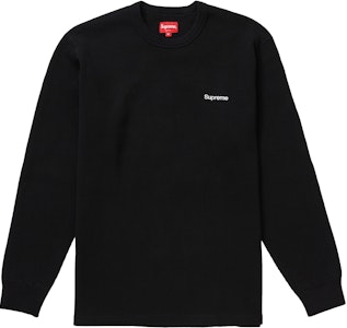 Supreme HQ 黑色华夫格保暖衫 Buy Supreme HQ 黑色华夫格保暖衫