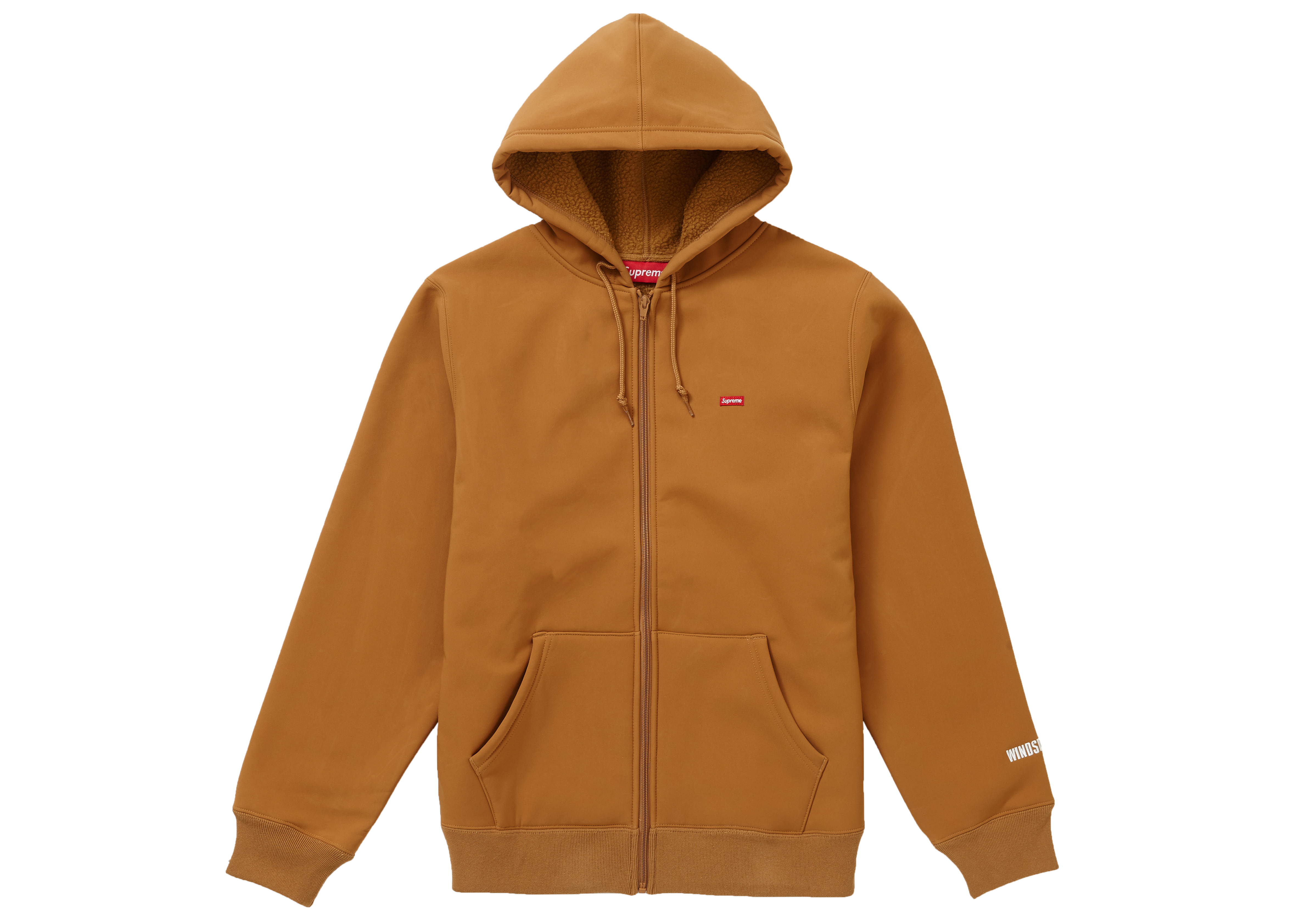 Supreme WINDSTOPPER Zip Up Hooded Sweatshirt (FW19) Copper - Novelship