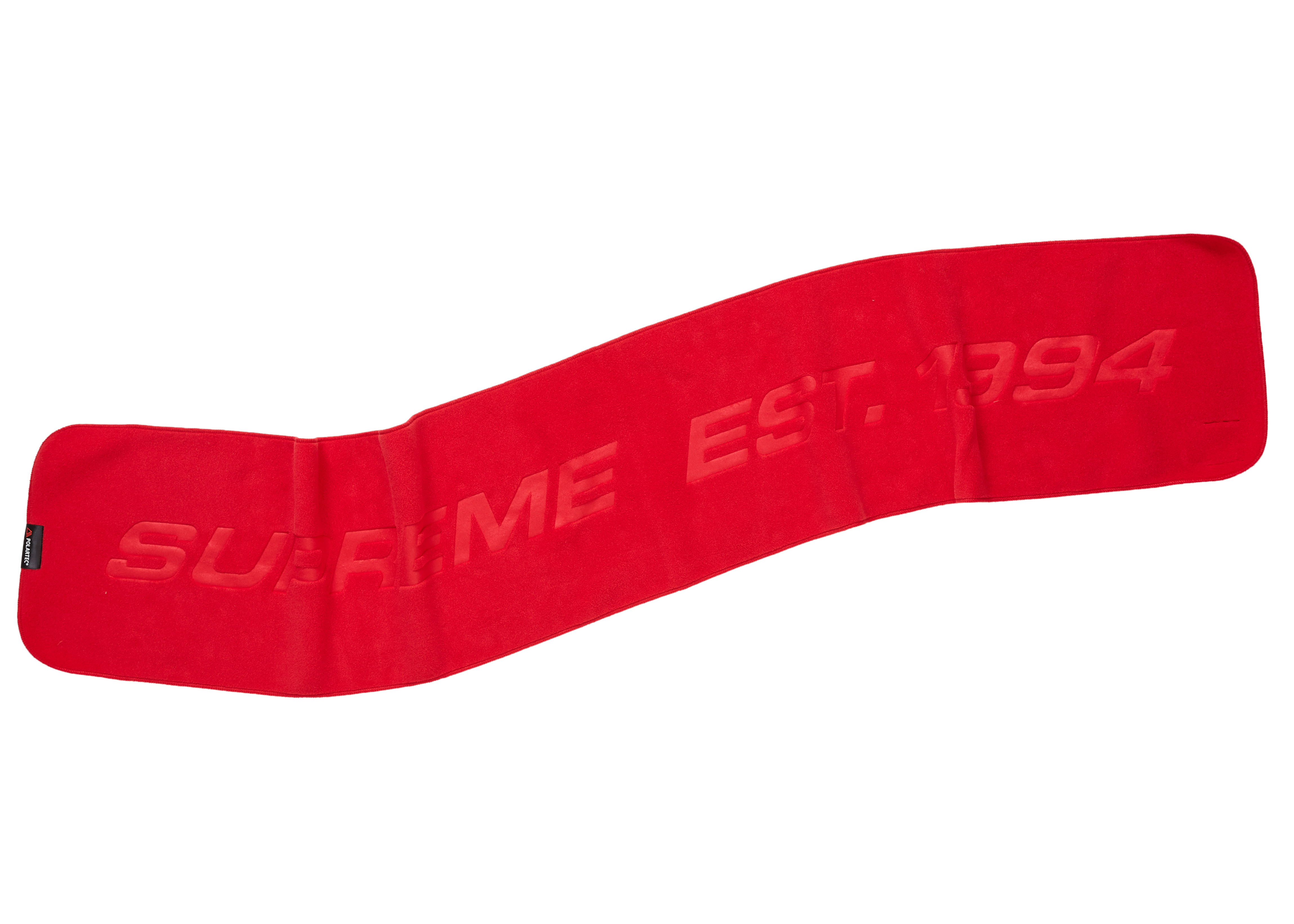 Supreme polartec logo outlet scarf