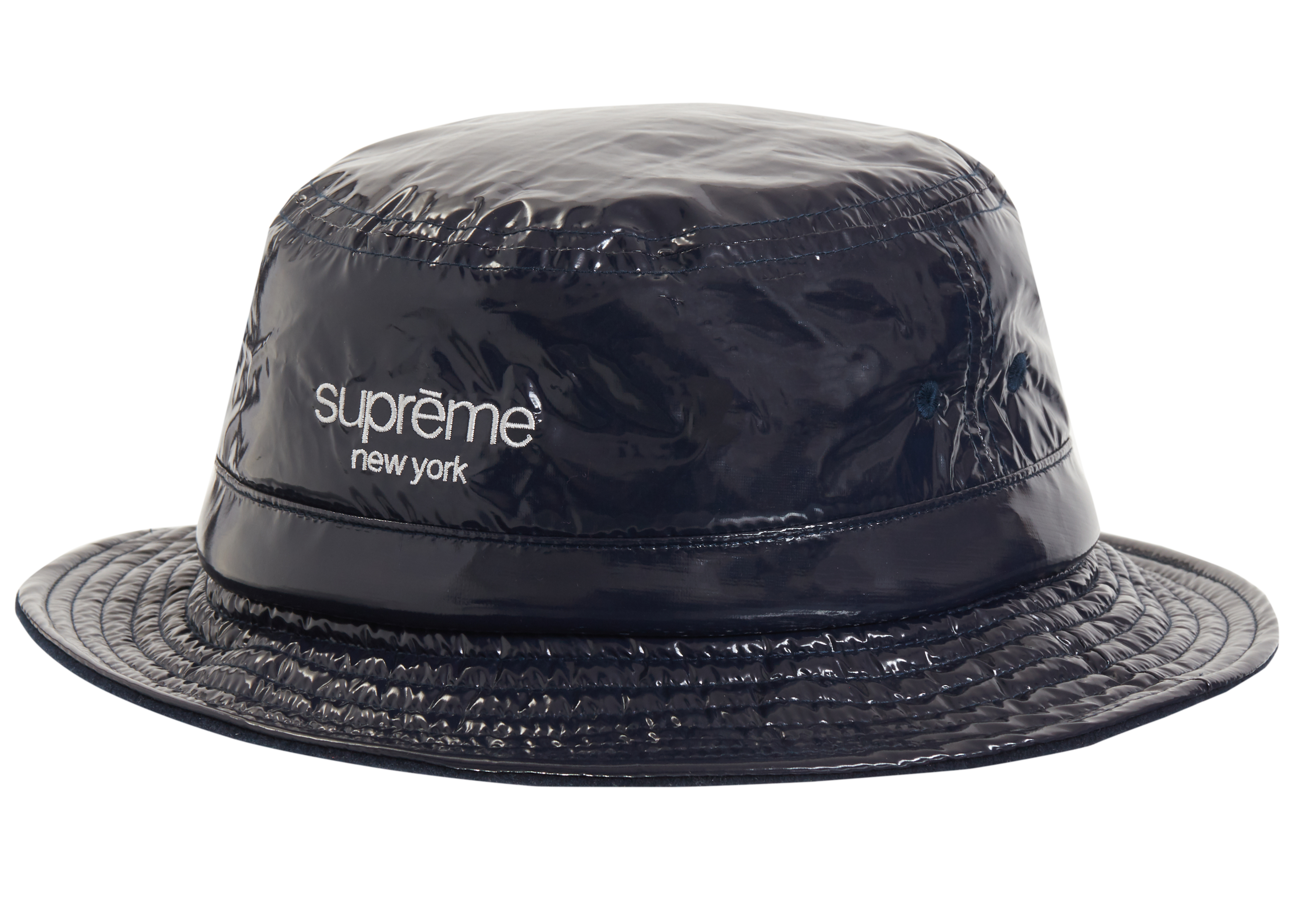 Supreme Shiny Nylon Crusher Navy