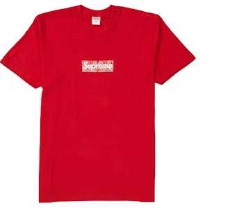 Supreme Camiseta Roja Bandana Box Logo Buy Supreme Camiseta Roja Bandana Box Logo