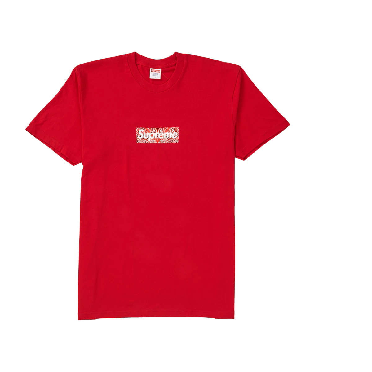 Aratihospital Supreme Bandana Box Logo Tee Red Supreme Bandana Box
