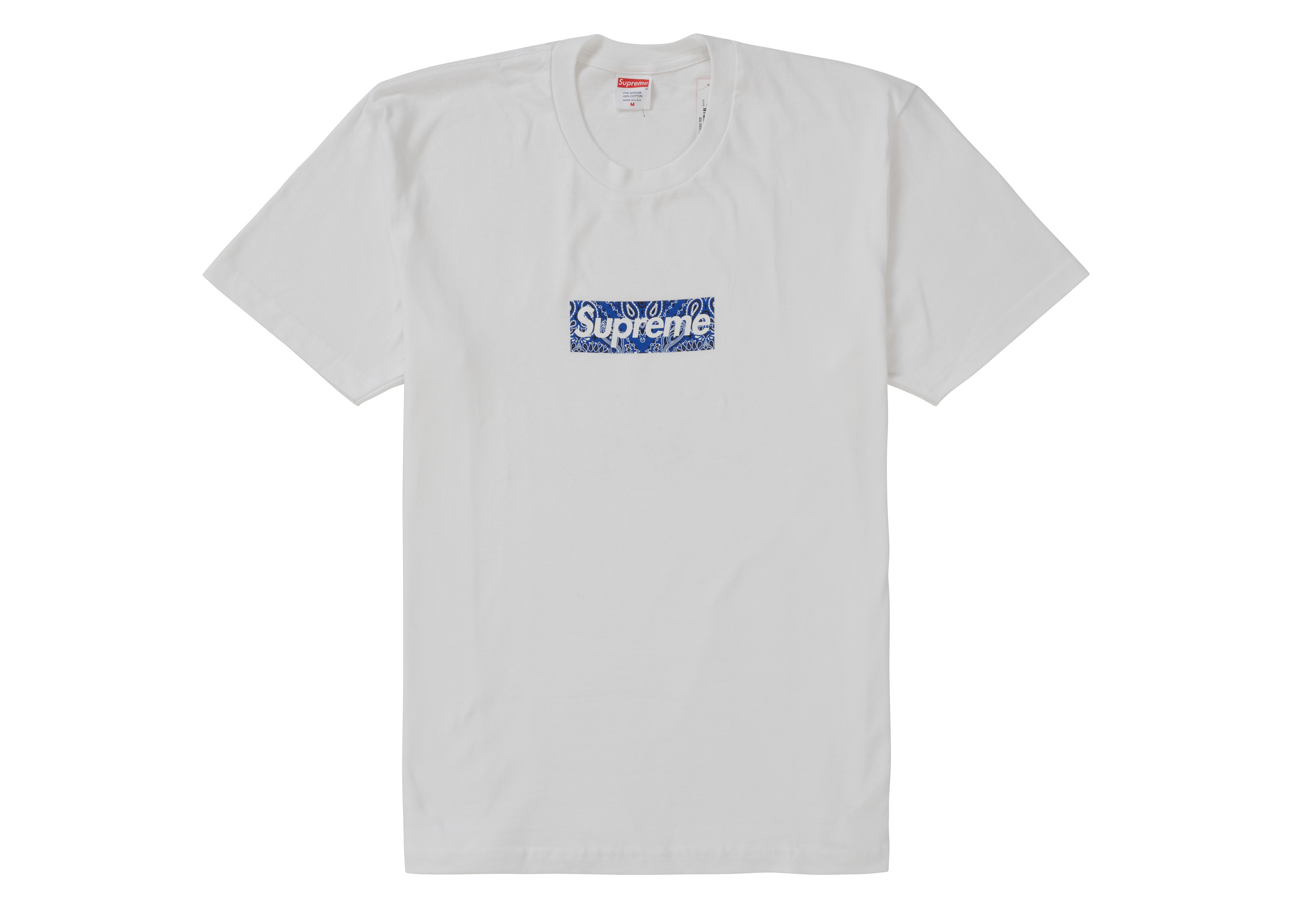 Supreme box logo white t outlet shirt