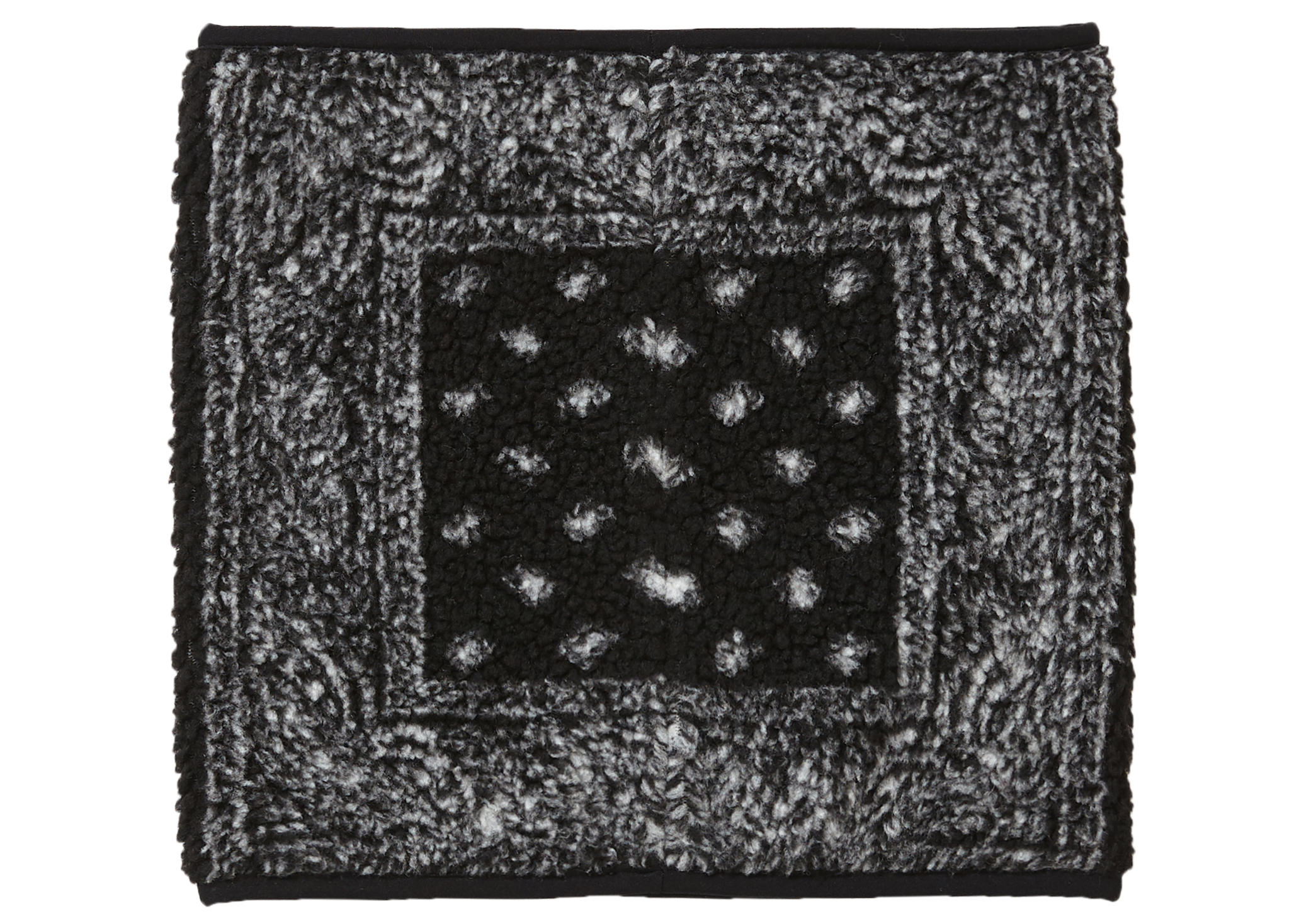 Supreme Bandana Fleece Neck Gaiter Black - Novelship