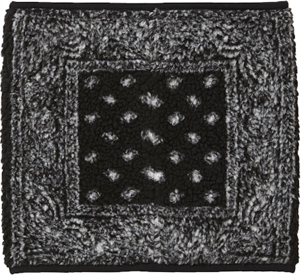 Supreme Bandana Fleece Neck Gaiter Black Order Supreme Bandana Fleece Neck Gaiter Black