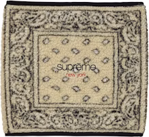 Supreme Bandana Fleece Neck Gaiter Tan Supreme Bandana Fleece Neck Gaiter Tan