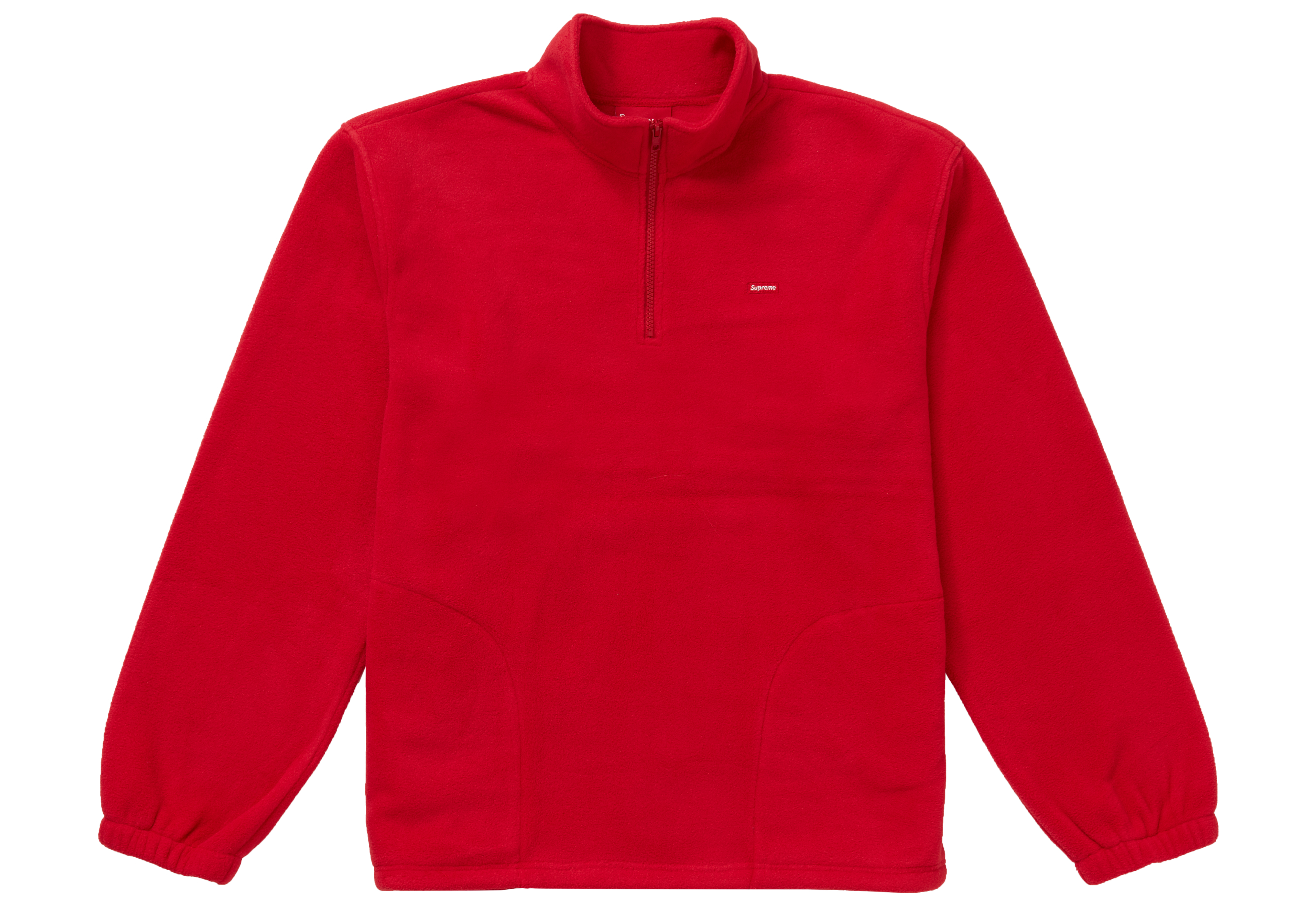 Supreme Polartec Half Zip Pullover Red