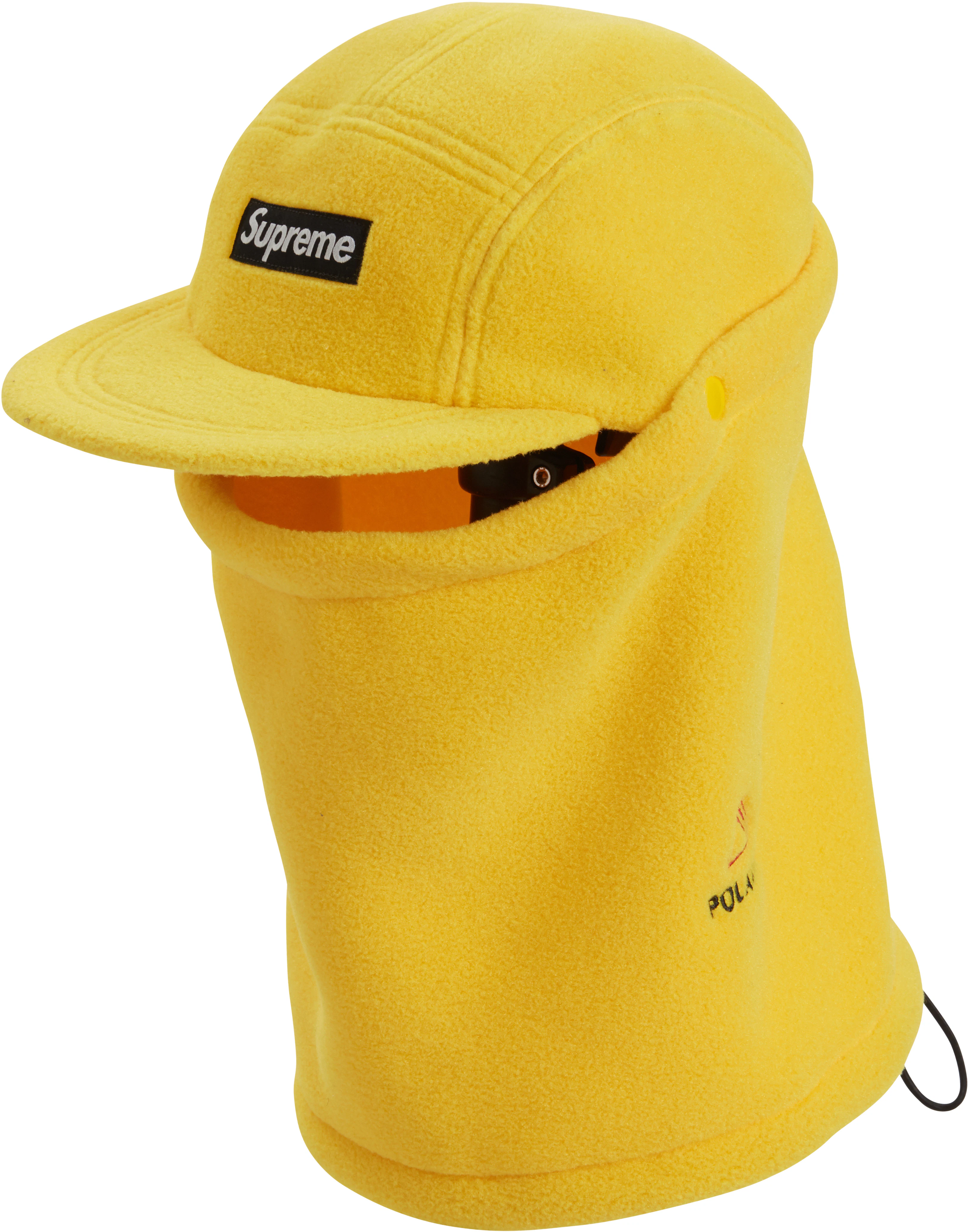 supreme-facemask-polartec-camp-cap-yellow