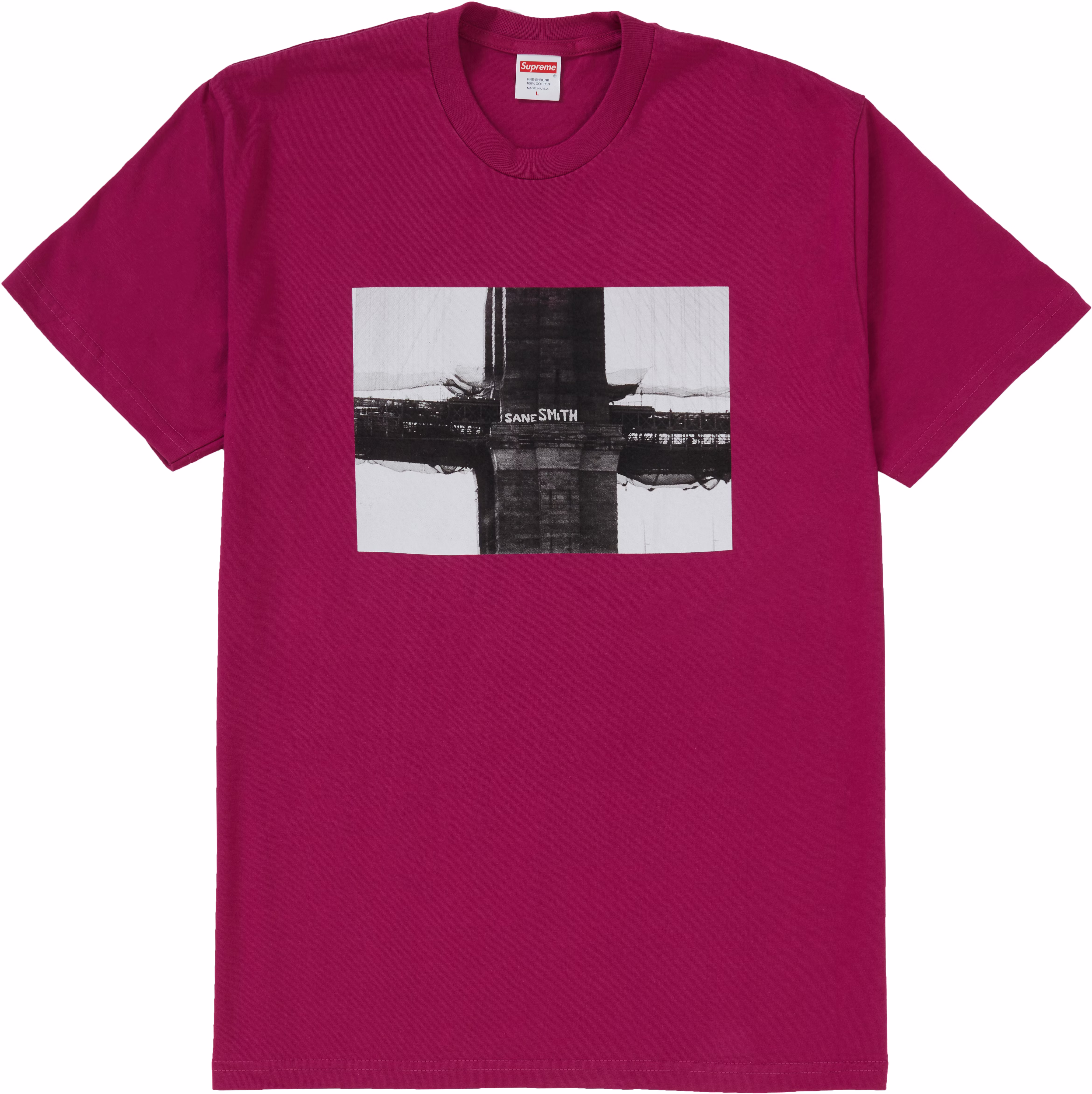 supreme-bridge-tee-magenta