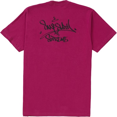 Supreme Bridge Tee Magenta Order Supreme Bridge Tee Magenta