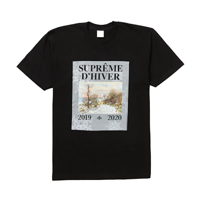 Supreme D'Hiver Tee Black