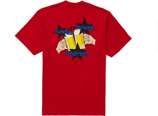 Supreme Money Power Respect Tee Red Order Supreme Money Power Respect Tee Red