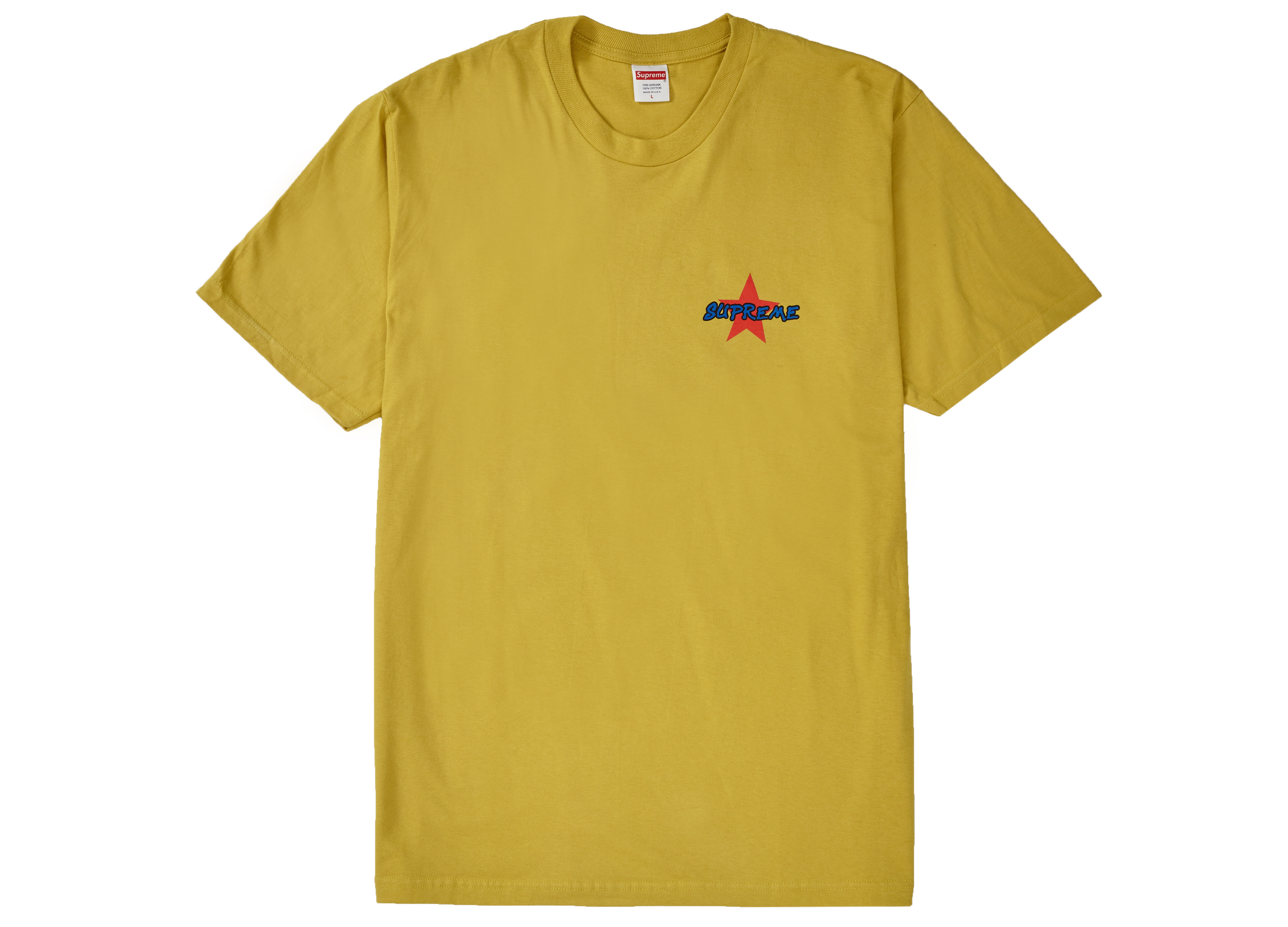 Buy Supreme Camiseta Money Power Respect Amarillo Ácido