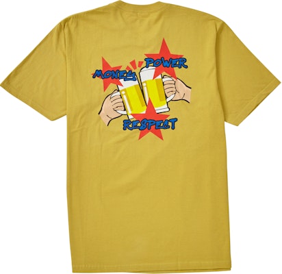 至高無上金錢力量尊重酸性黃色T恤 Order 至高無上金錢力量尊重酸性黃色T恤