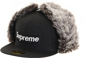 Supreme Earflap New Era Black Supreme Earflap New Era Black