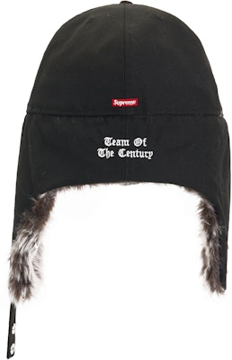 Supreme Earflap New Era Black Lookbook Supreme Earflap New Era Black