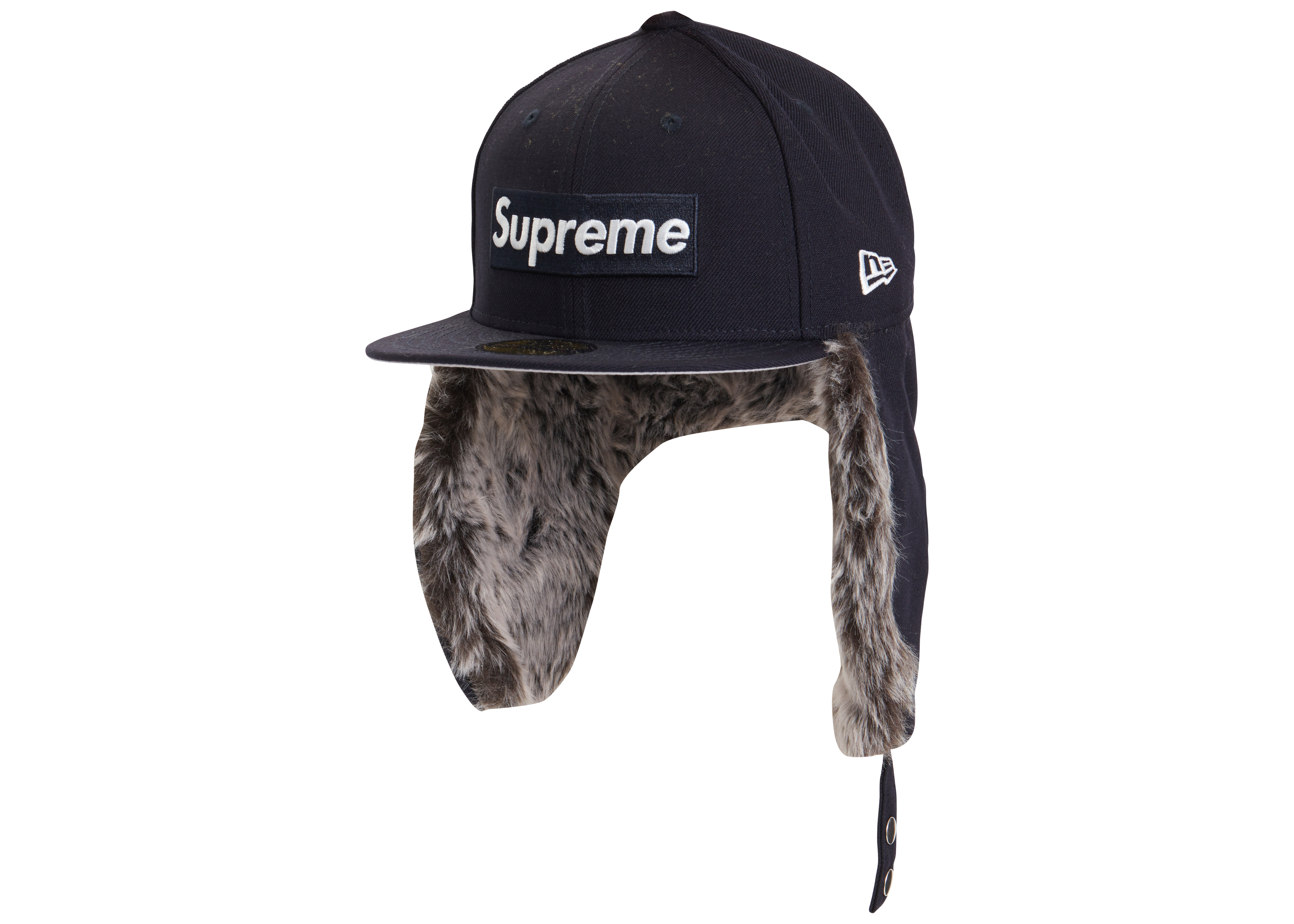 Supreme Earflap New Era Navy - Novelship