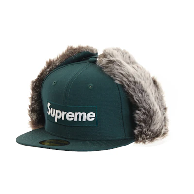 Supreme Earflap New Era Dark Green