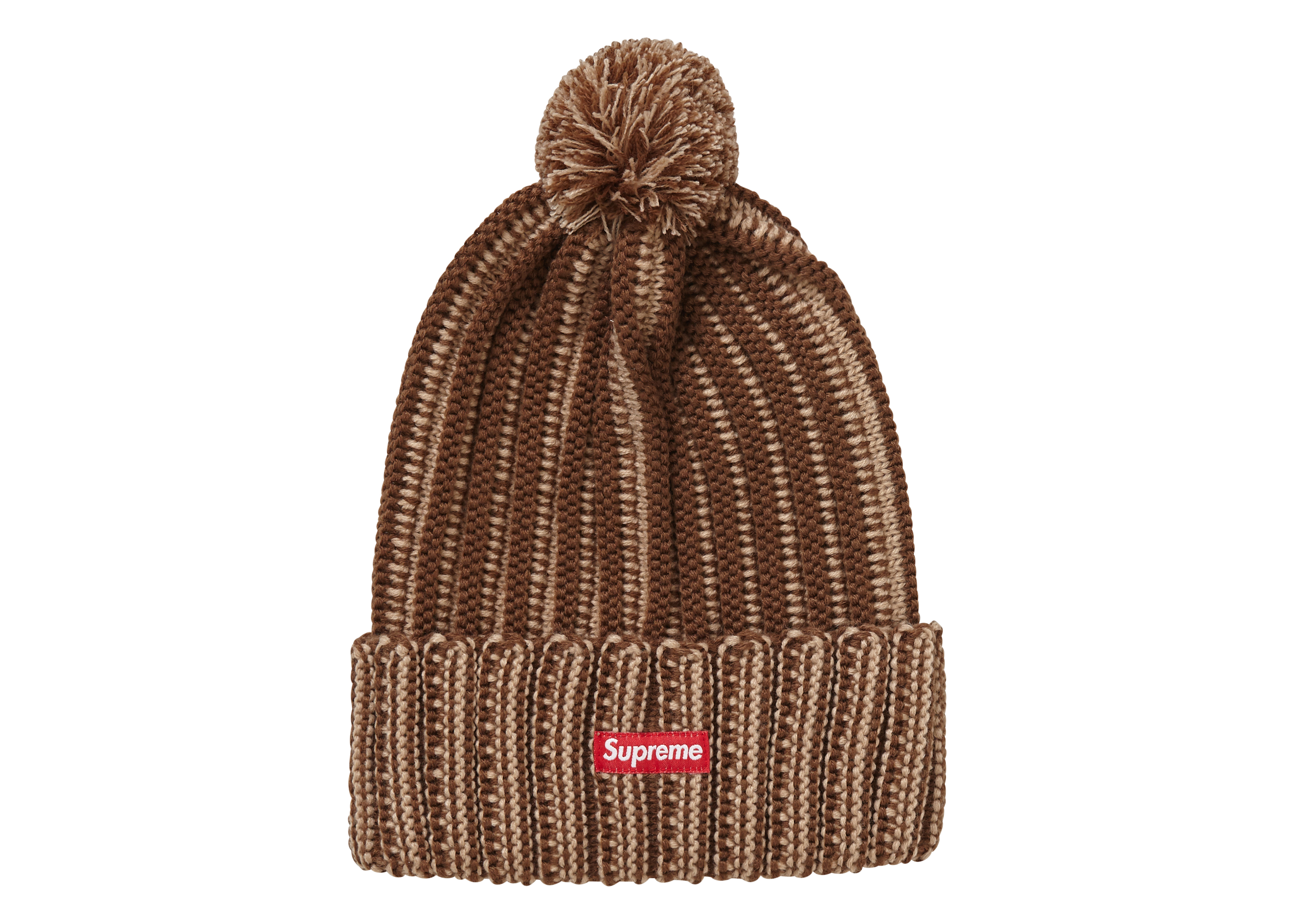 お買い得人気】 Supreme - Supreme Contrast Stripe Beanie Black 黒の