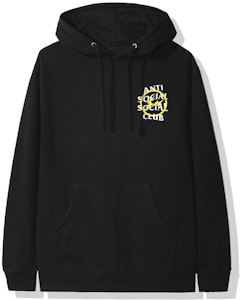 Anti Social Social Club x fragment Yellow Bolt Hoodie Black Buy Anti Social Social Club x fragment Yellow Bolt Hoodie Black