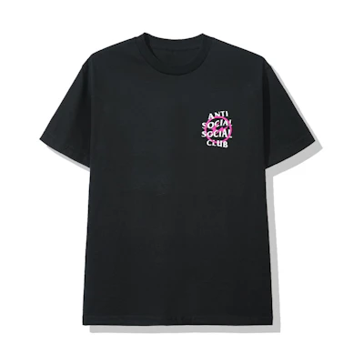 ASSC fragment Pink Bolt Tee Black
