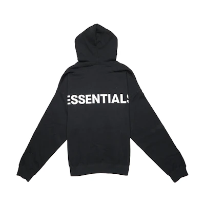 FOG ESSENTIALS 3M Logo Pullover Hoodie (FW19) Black/White