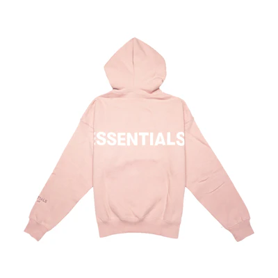 FOG ESSENTIALS Pink 3M Logo Pullover Hoodie (FW19) Blush