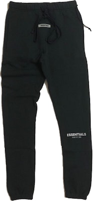 Fear of God ESSENTIALS Sweatpants Black/White Buy Fear of God ESSENTIALS Sweatpants Black/White