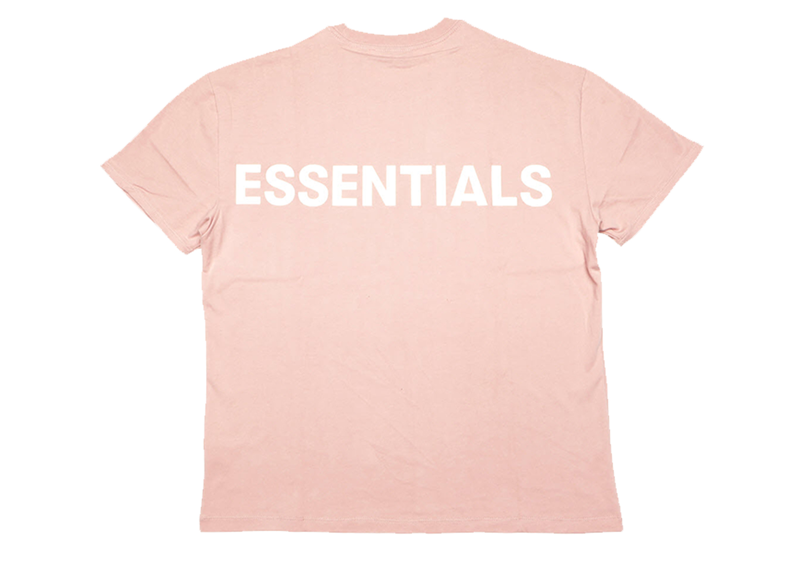 Fear of God ESSENTIALS Pink 3M Logo Boxy T‑Shirt Blush - Novelship