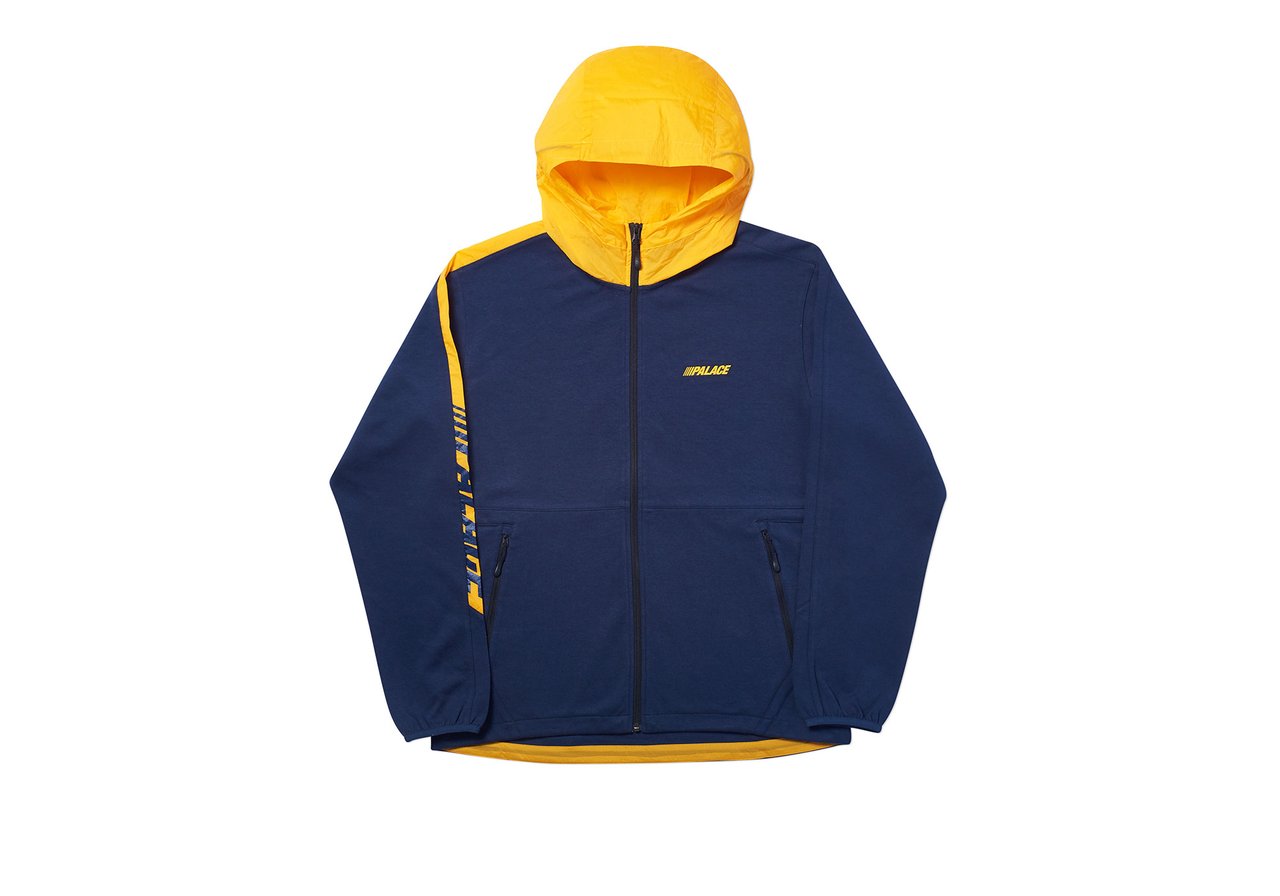 Palace Waximum Echo Tech Fleece Hood Navy