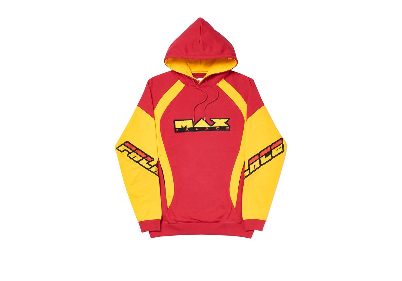 Palace Max P Hood Red