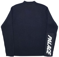 Palace Jumbotronic Crew Navy Palace Jumbotronic Crew Navy