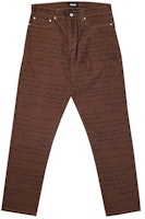 Palace Das Mind Trouser Orange/Black Palace Das Mind Trouser Orange/Black