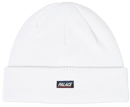 palace-chunk-rib-beanie-white
