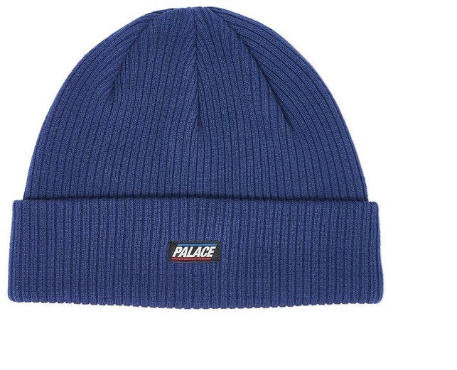 palace-chunk-rib-beanie-navy